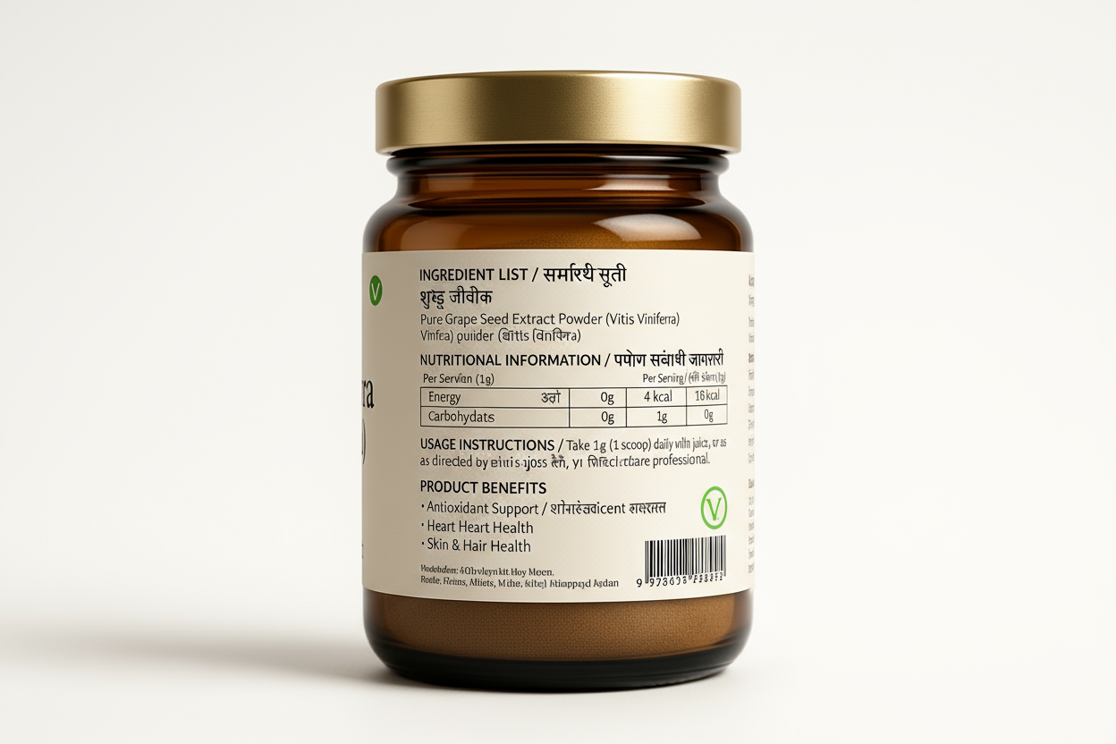 Back Label - Ingredients