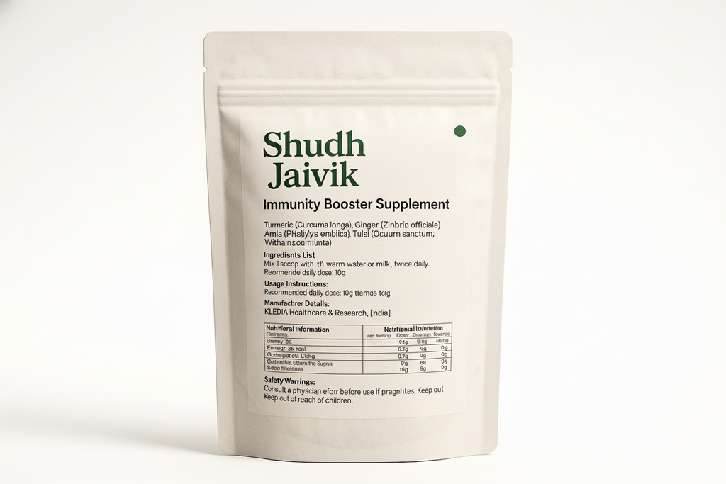 Back Label with Ingredients