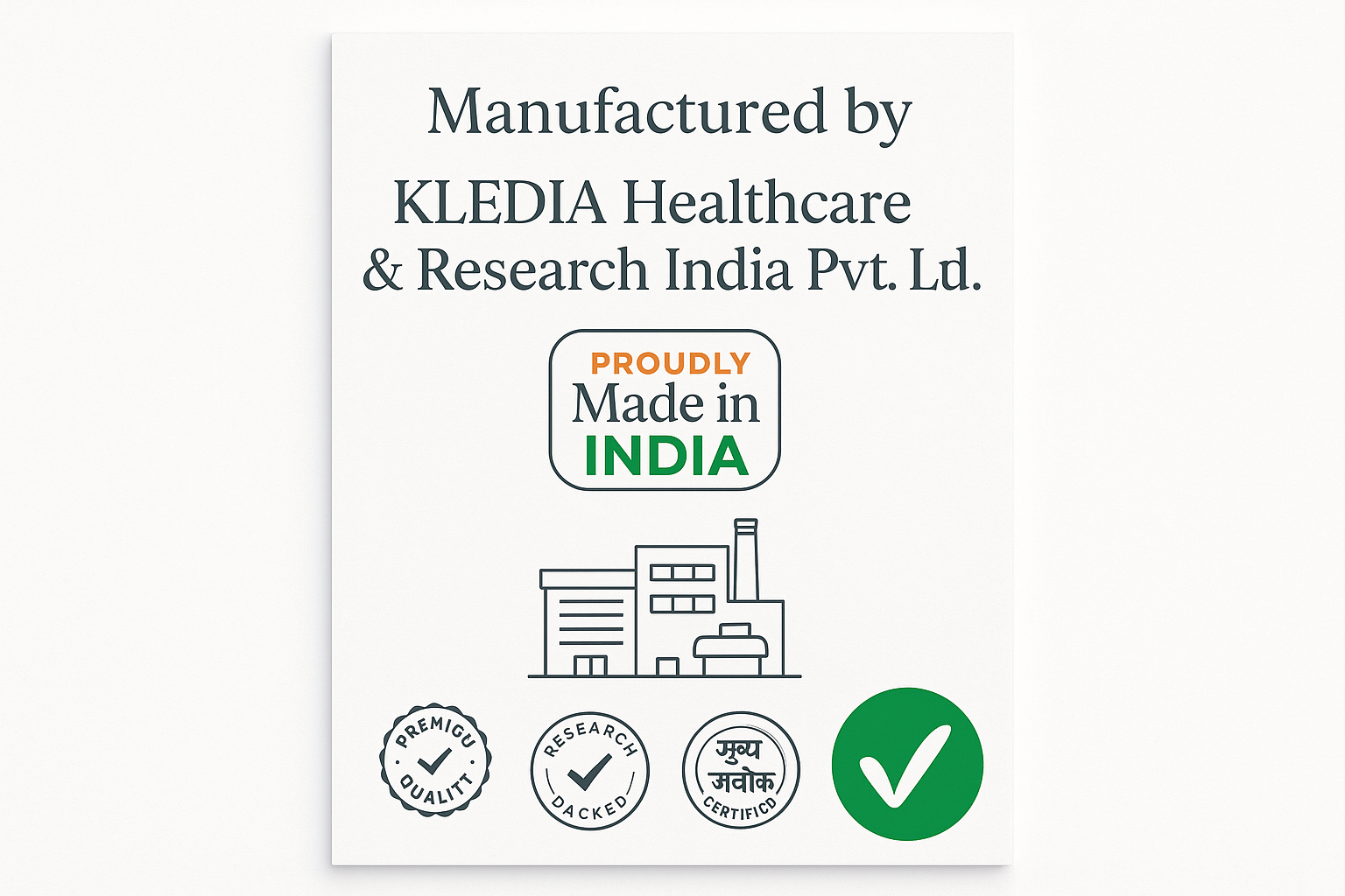 KLEDIA Healthcare - Manufacturer Info