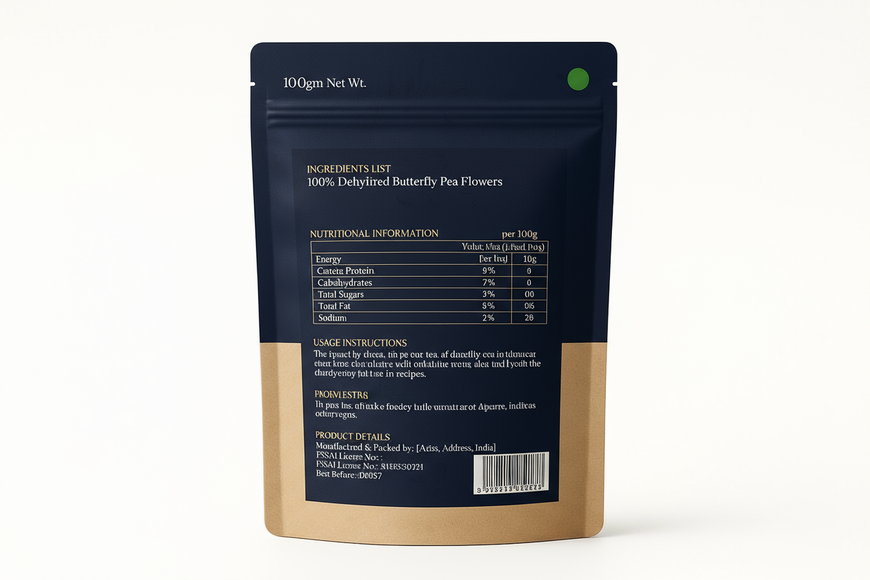 Back Label - Ingredients