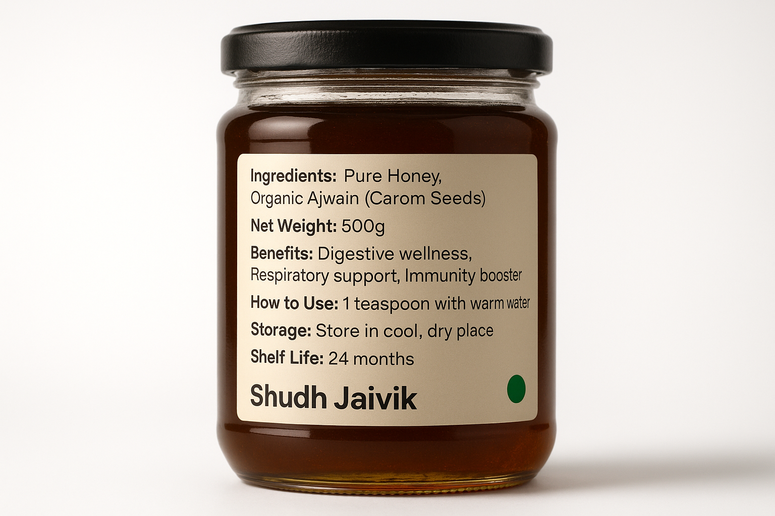 Back Label - Ingredients