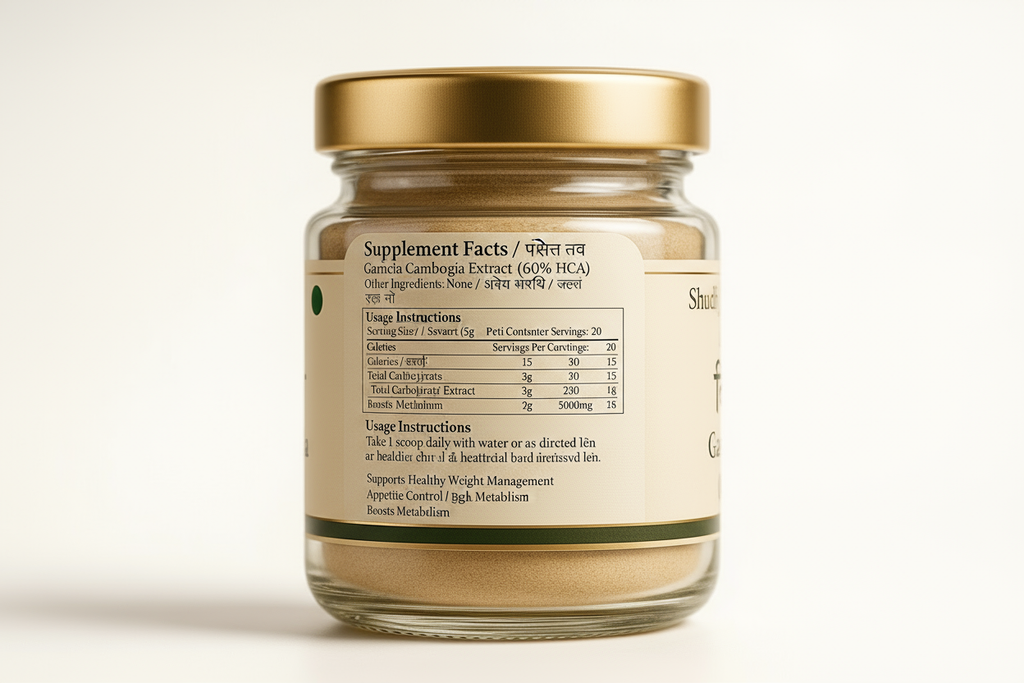 Back Label - Ingredients