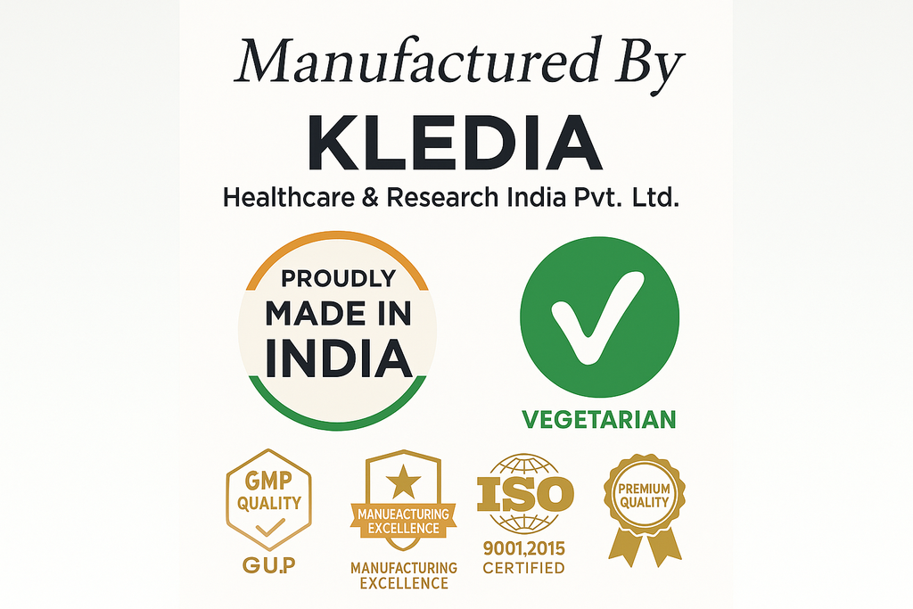 Manufactured by KLEDIA Healthcare