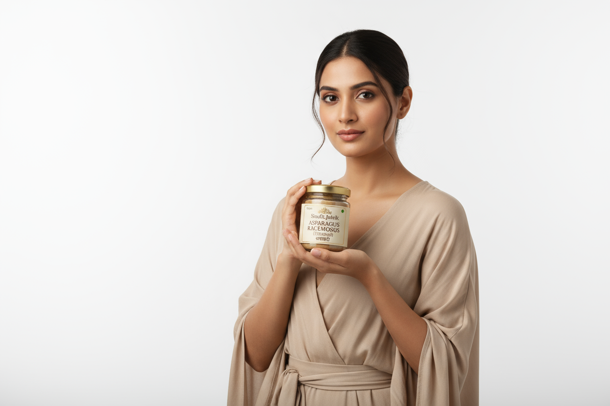 Lifestyle - Model with Shatavari