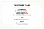 Customer Care Contact Information