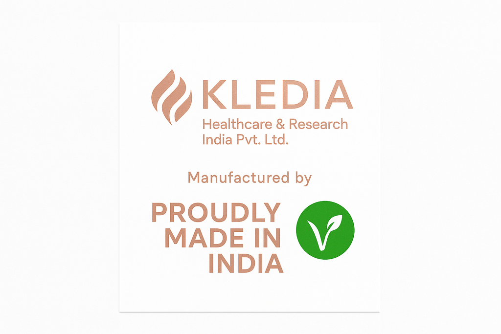 Manufactured by KLEDIA Healthcare