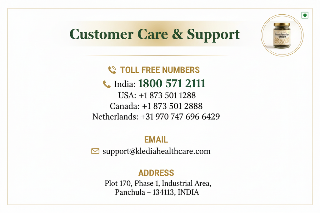 Shankhpushpi Customer Care Information