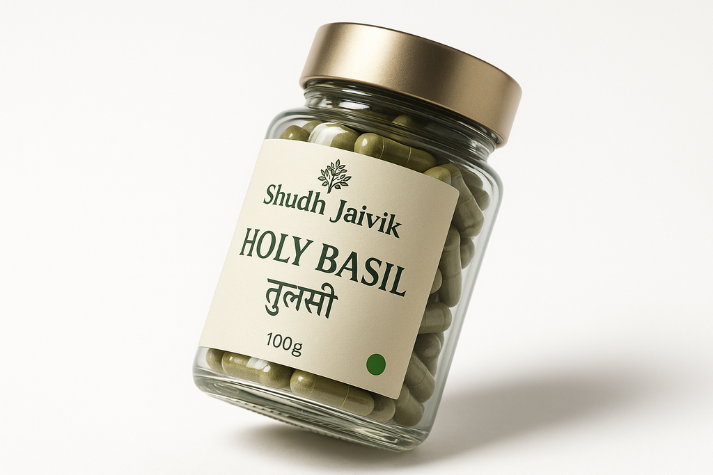 Shudh Jaivik Holy Basil - 45° Angle