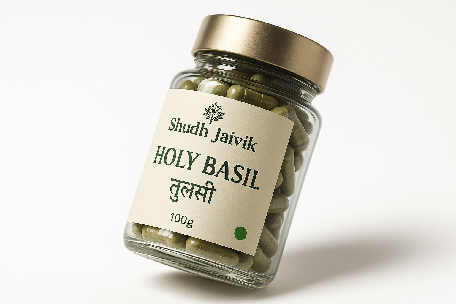 Shudh Jaivik Holy Basil - 45° Angle