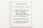 Customer Care Information