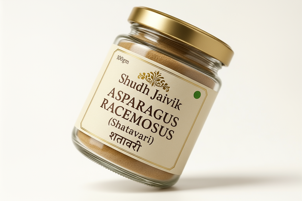 Shudh Jaivik Shatavari - 45° Angle View