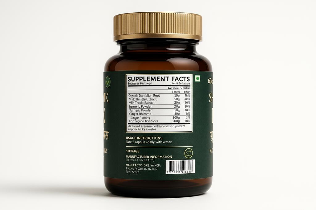 Back Label - Ingredients