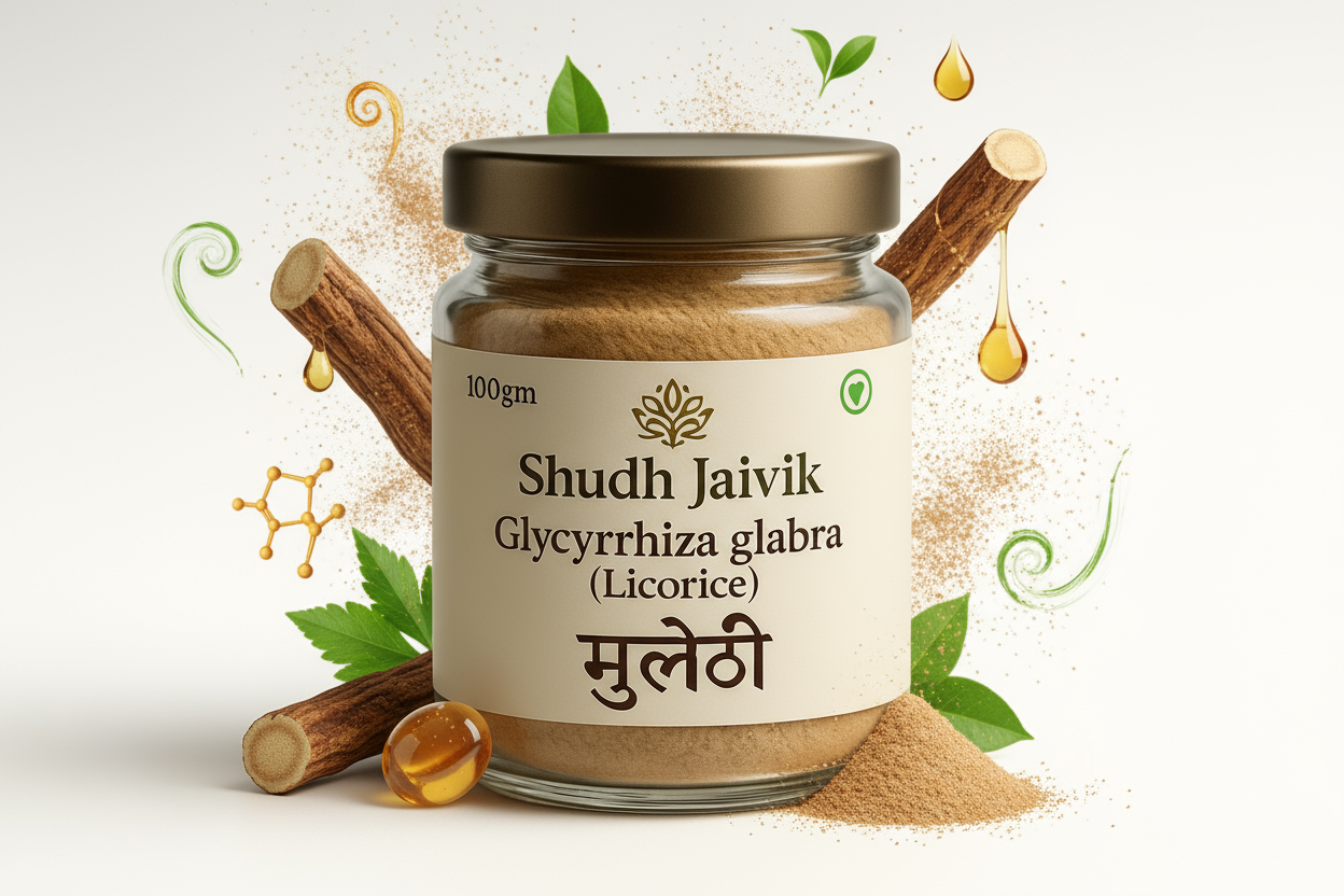 Shudh Jaivik Licorice - Ingredients Creative