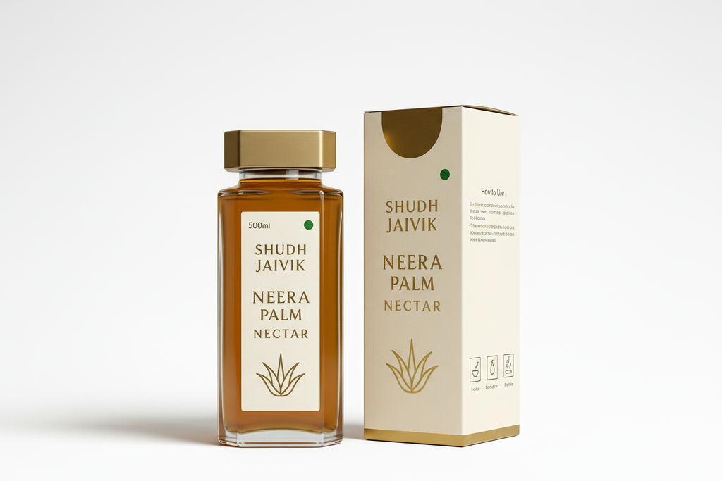 Shudh Jaivik Neera Palm Nectar - With Packaging Box