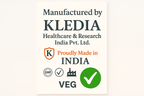 Manufactured by KLEDIA Healthcare