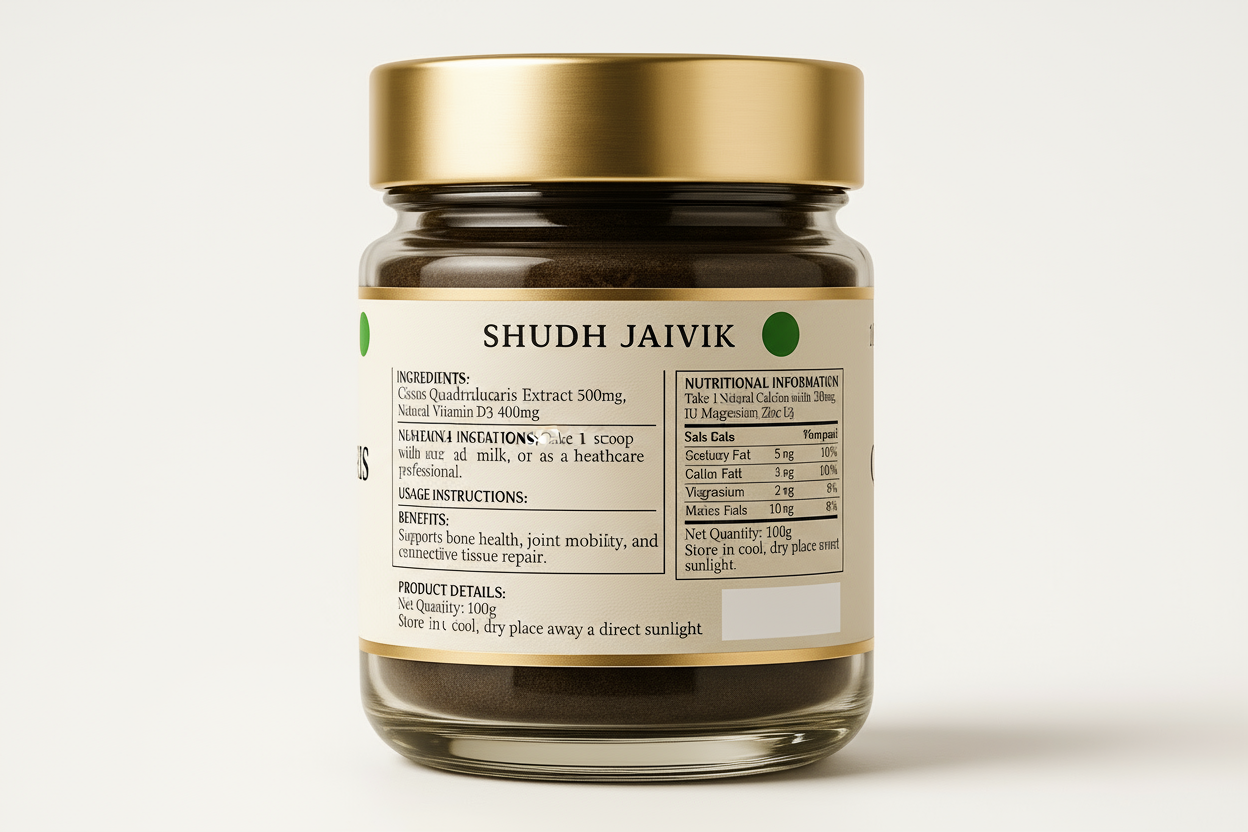 Back Label - Ingredients