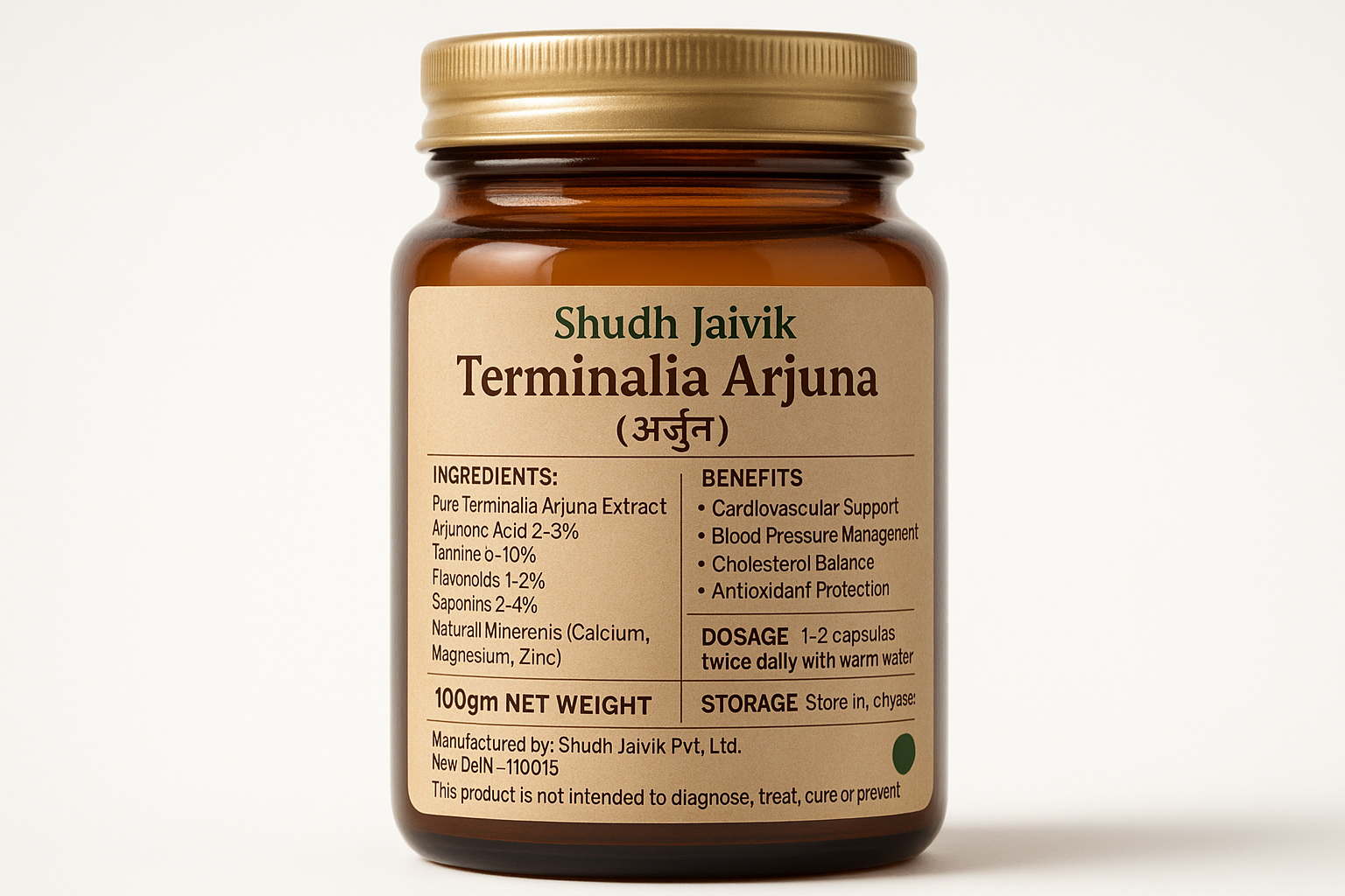 Back Label - Ingredients