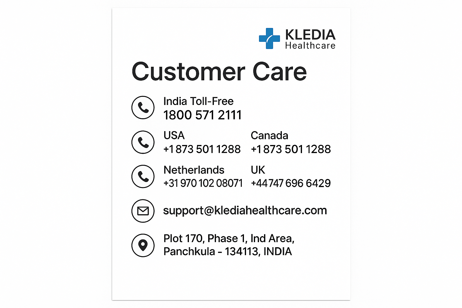 Customer Care Contact