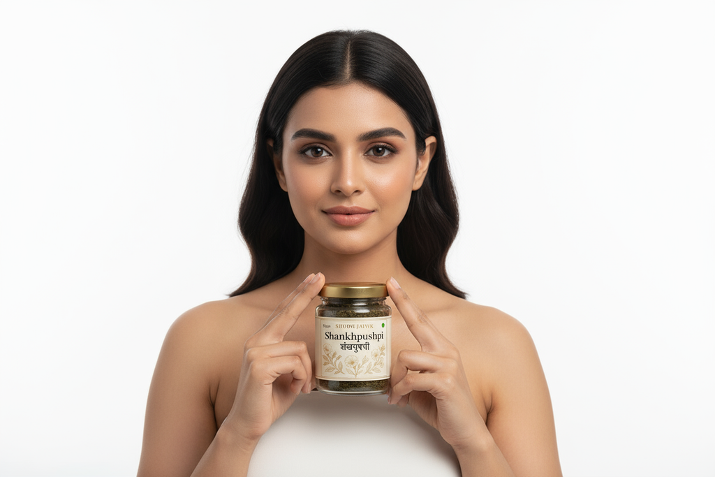 Shankhpushpi Lifestyle - Model Holding Product