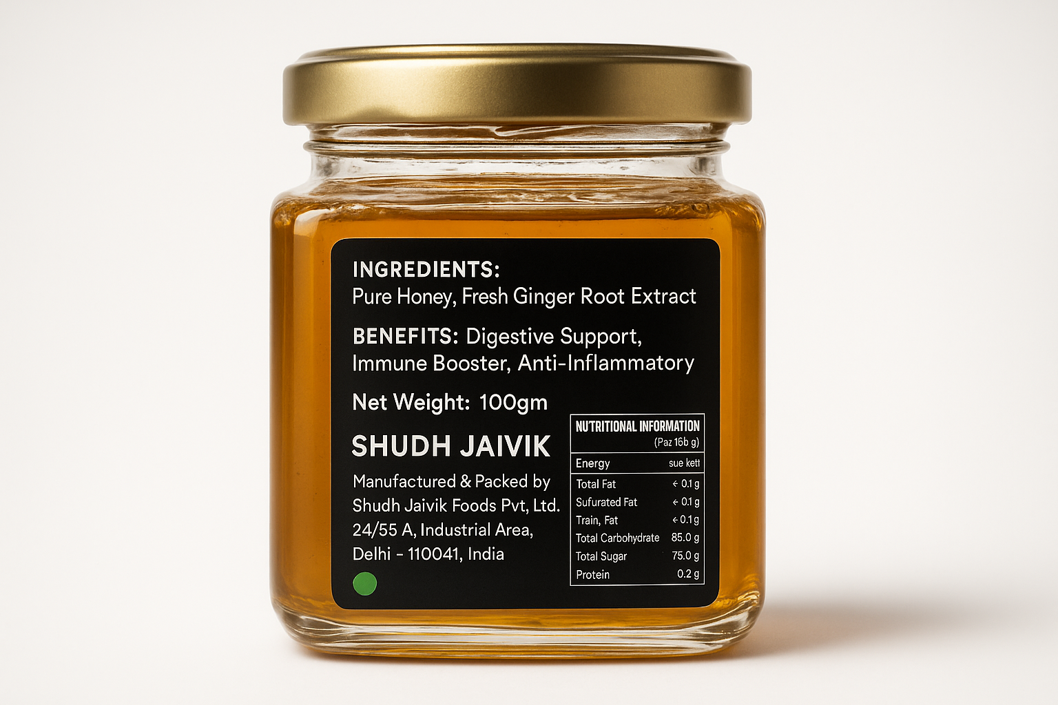 Back Label - Ingredients