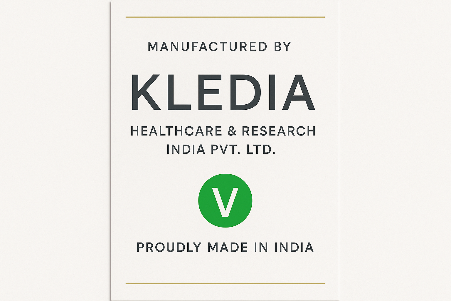 Manufacturer Information