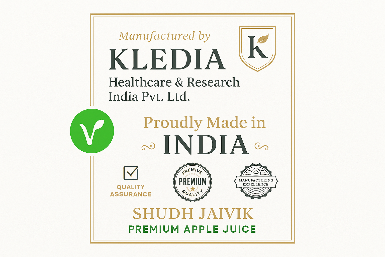 Manufactured by KLEDIA Healthcare