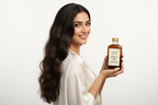 Lifestyle - Model with Amla Oil