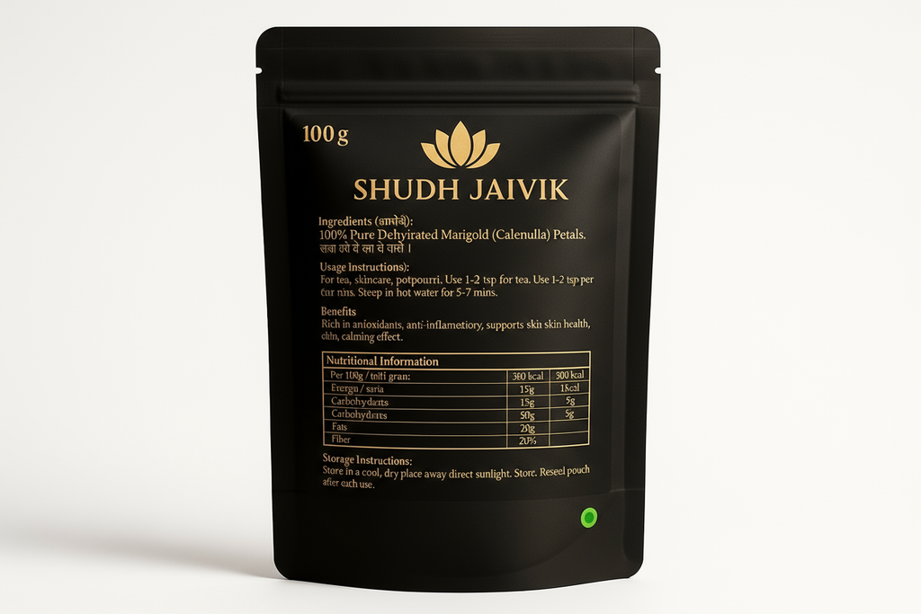 Back Label - Ingredients