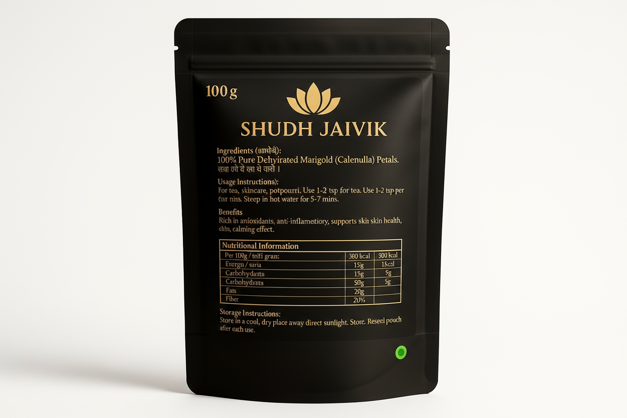 Back Label - Ingredients