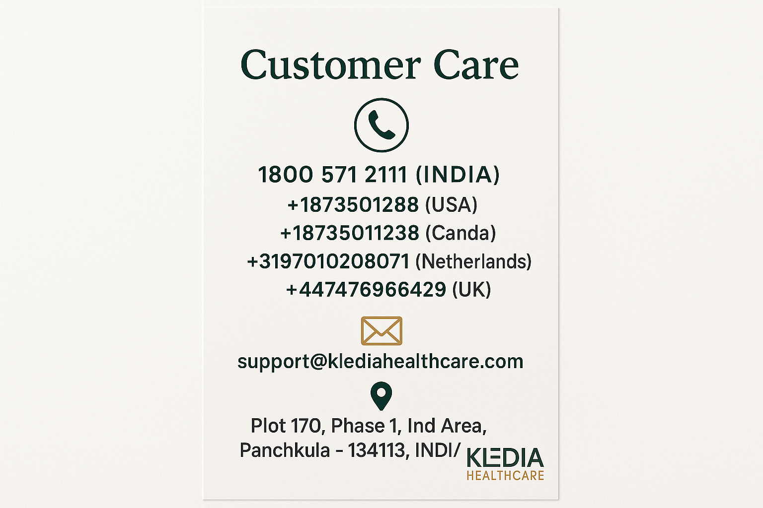 Customer Care Contact