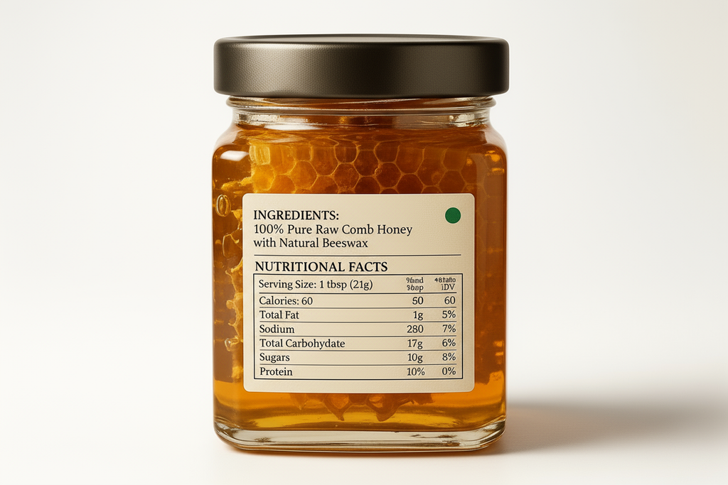 Back Label - Ingredients Side