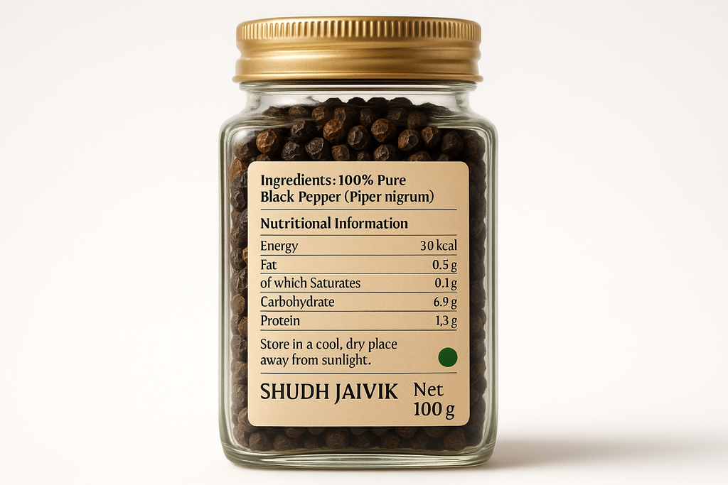 Back Label - Ingredients