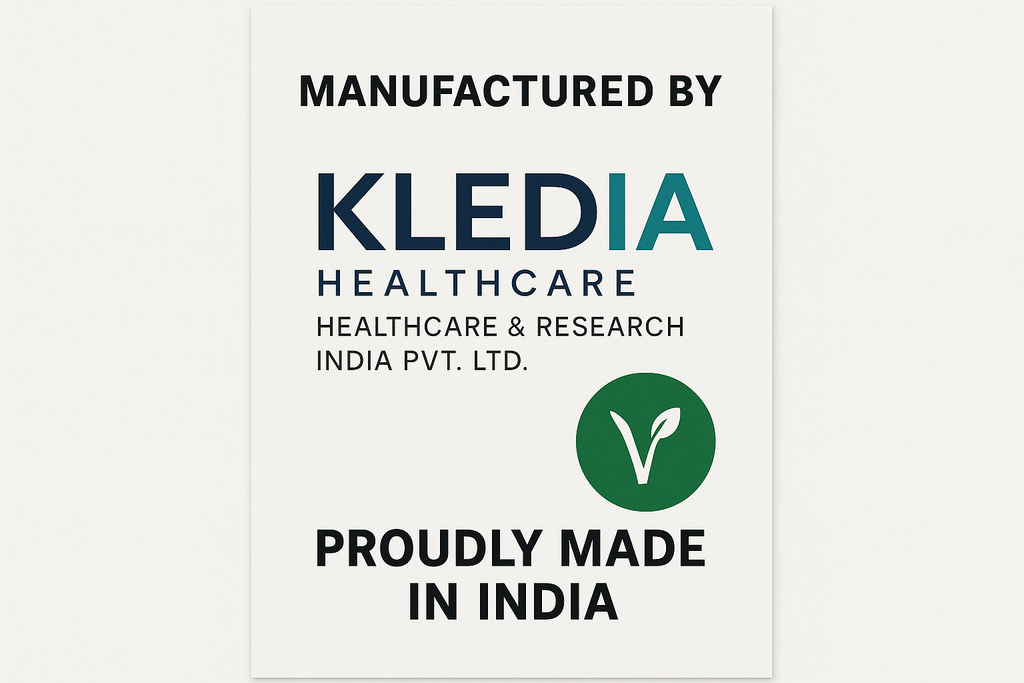 Manufactured by KLEDIA Healthcare