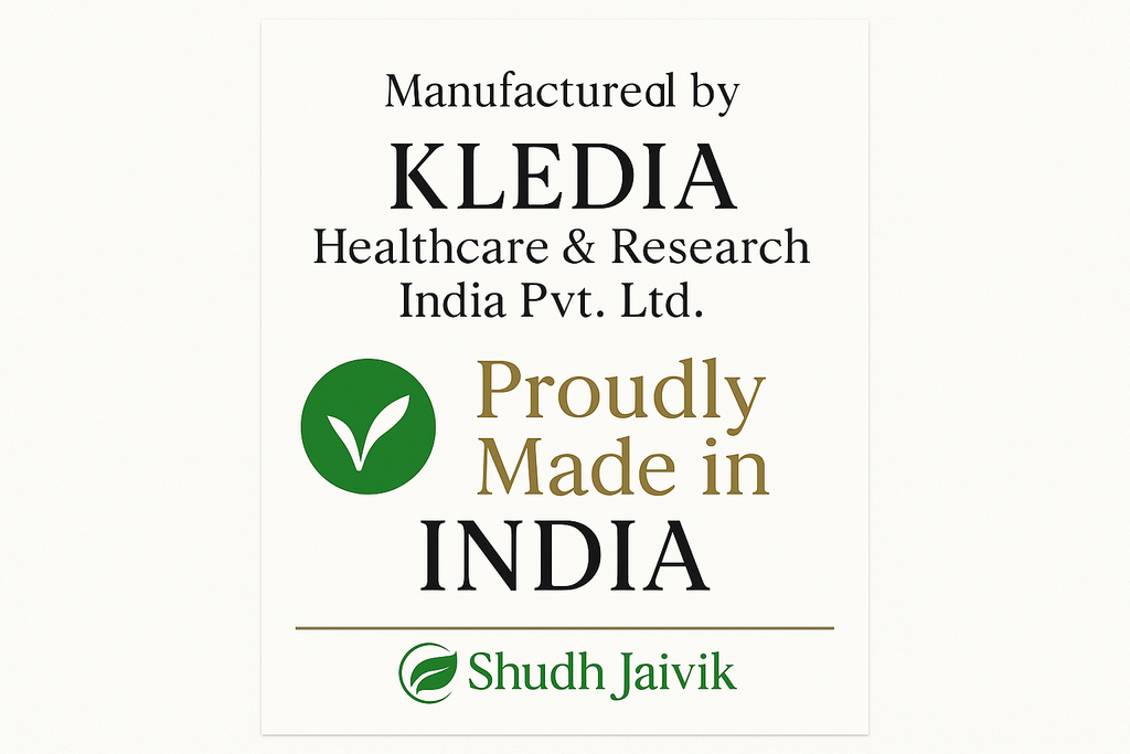 Manufactured by KLEDIA Healthcare