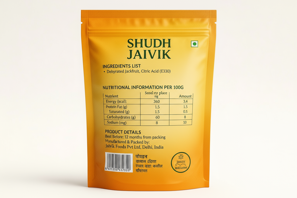 Back Label - Ingredients