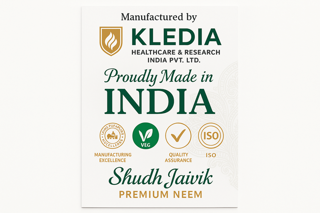 Manufactured by KLEDIA Healthcare