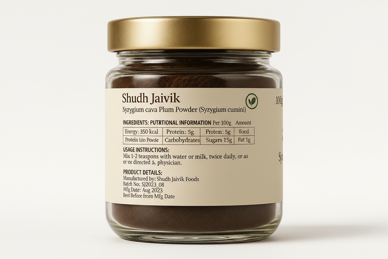 Back Label - Ingredients Side