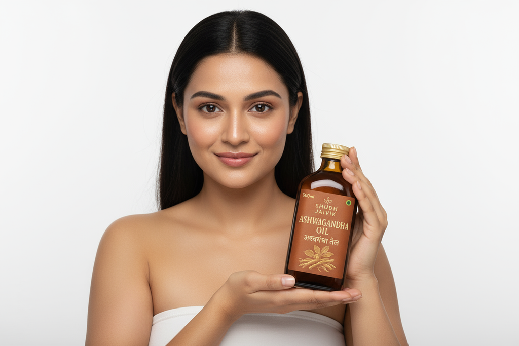 Ashwagandha Oil - Lifestyle Model