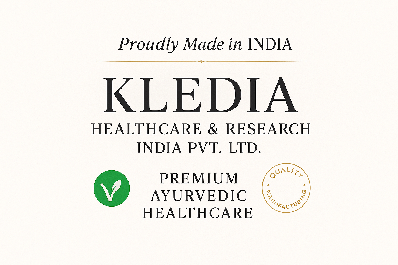 Manufactured by KLEDIA Healthcare
