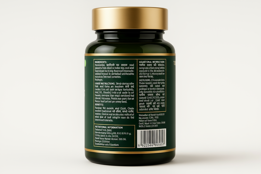 Back Label - Ingredients