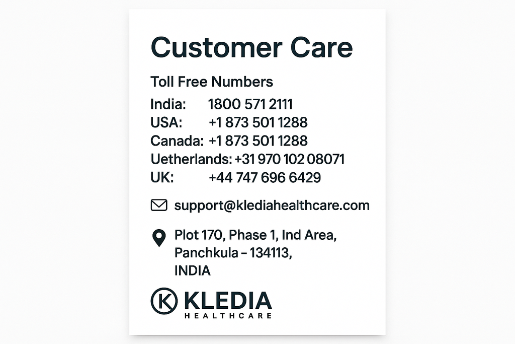 KLEDIA Healthcare Customer Care