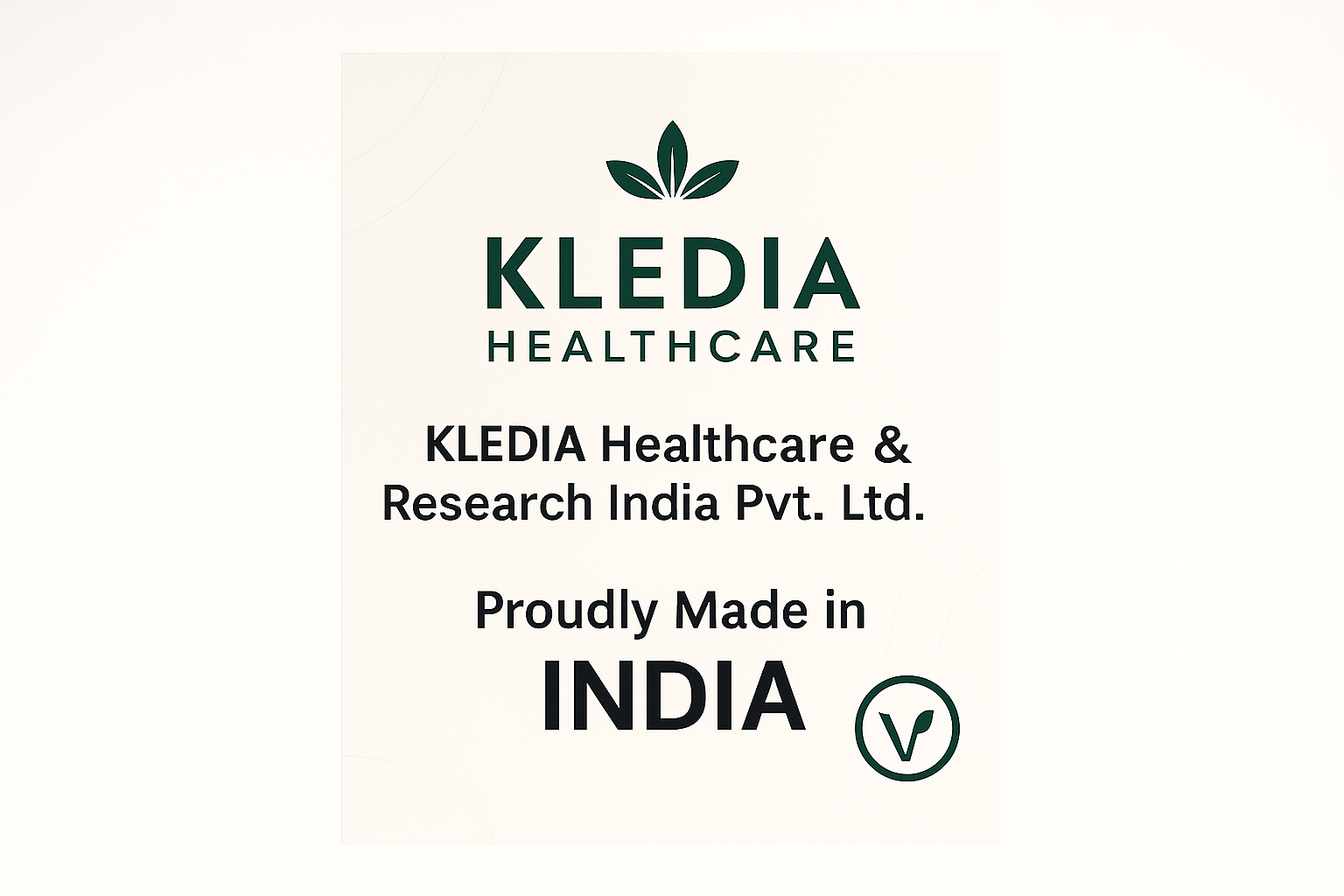 KLEDIA Healthcare - Made in India