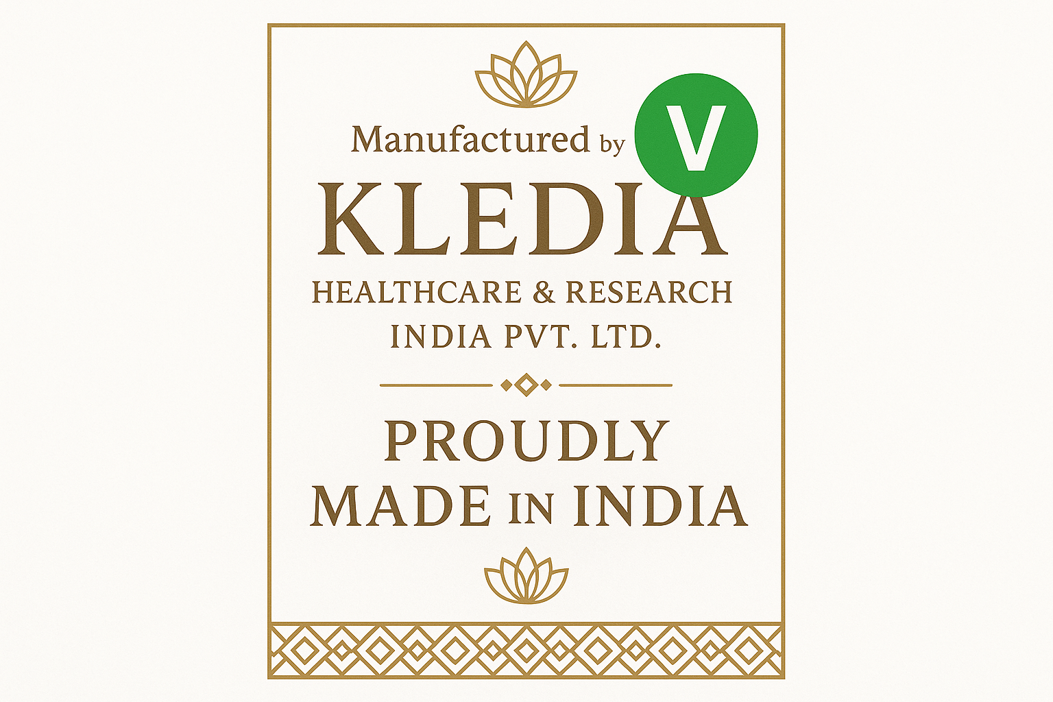 KLEDIA Healthcare - Made in India