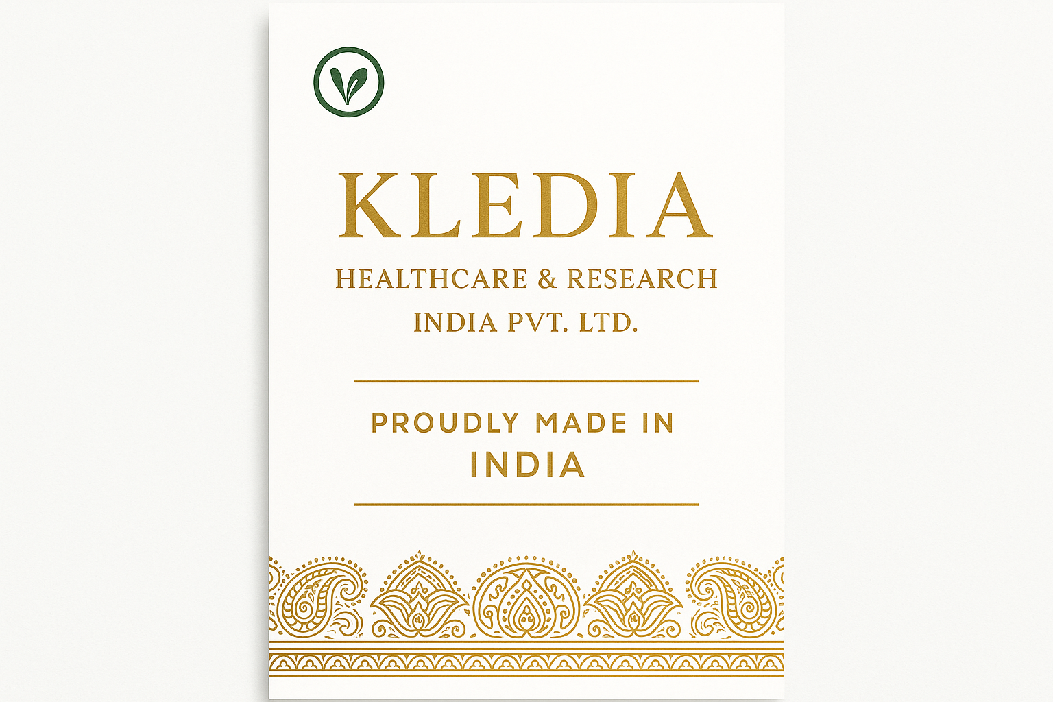 KLEDIA Healthcare Manufacturer Info