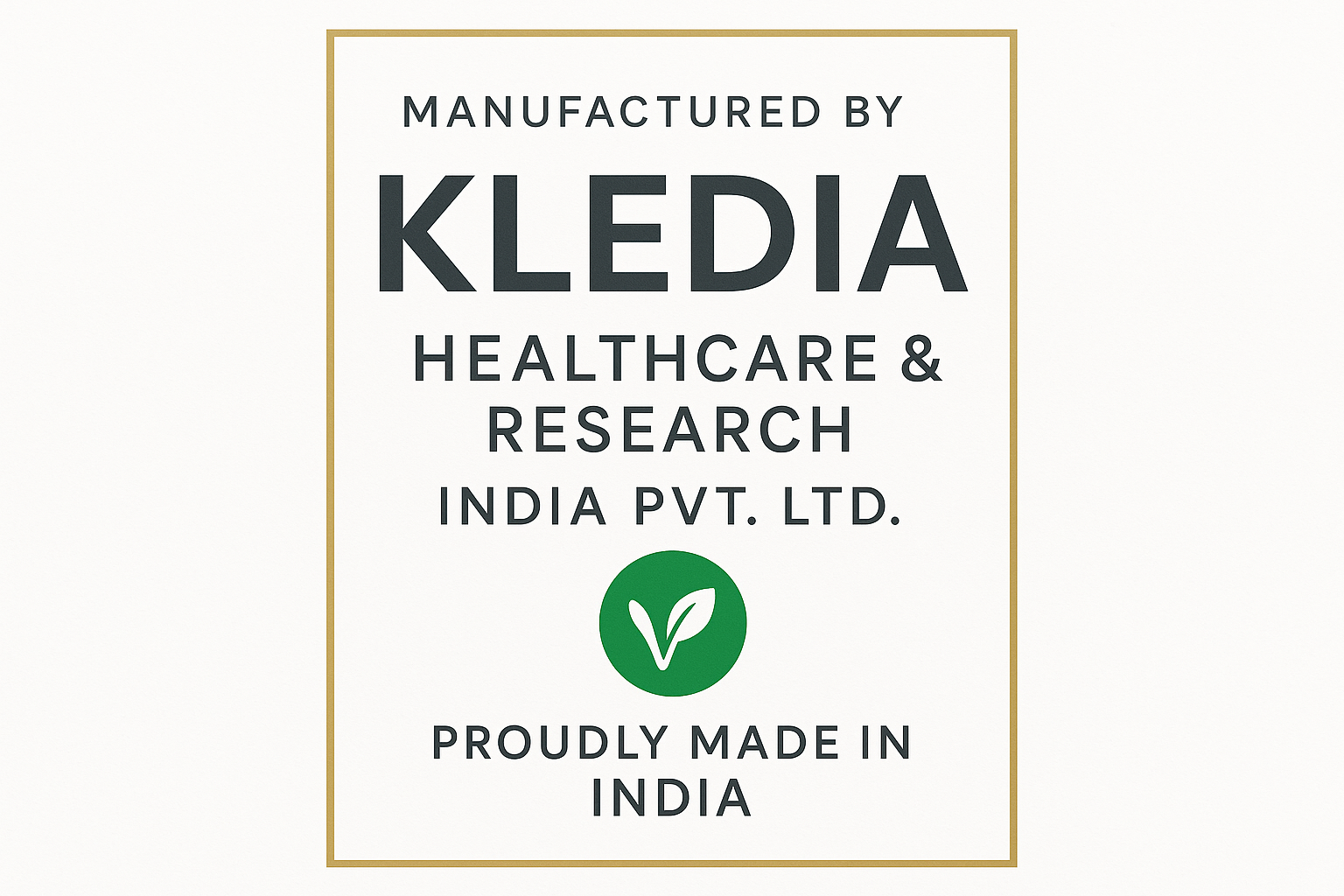 KLEDIA Healthcare Manufacturer