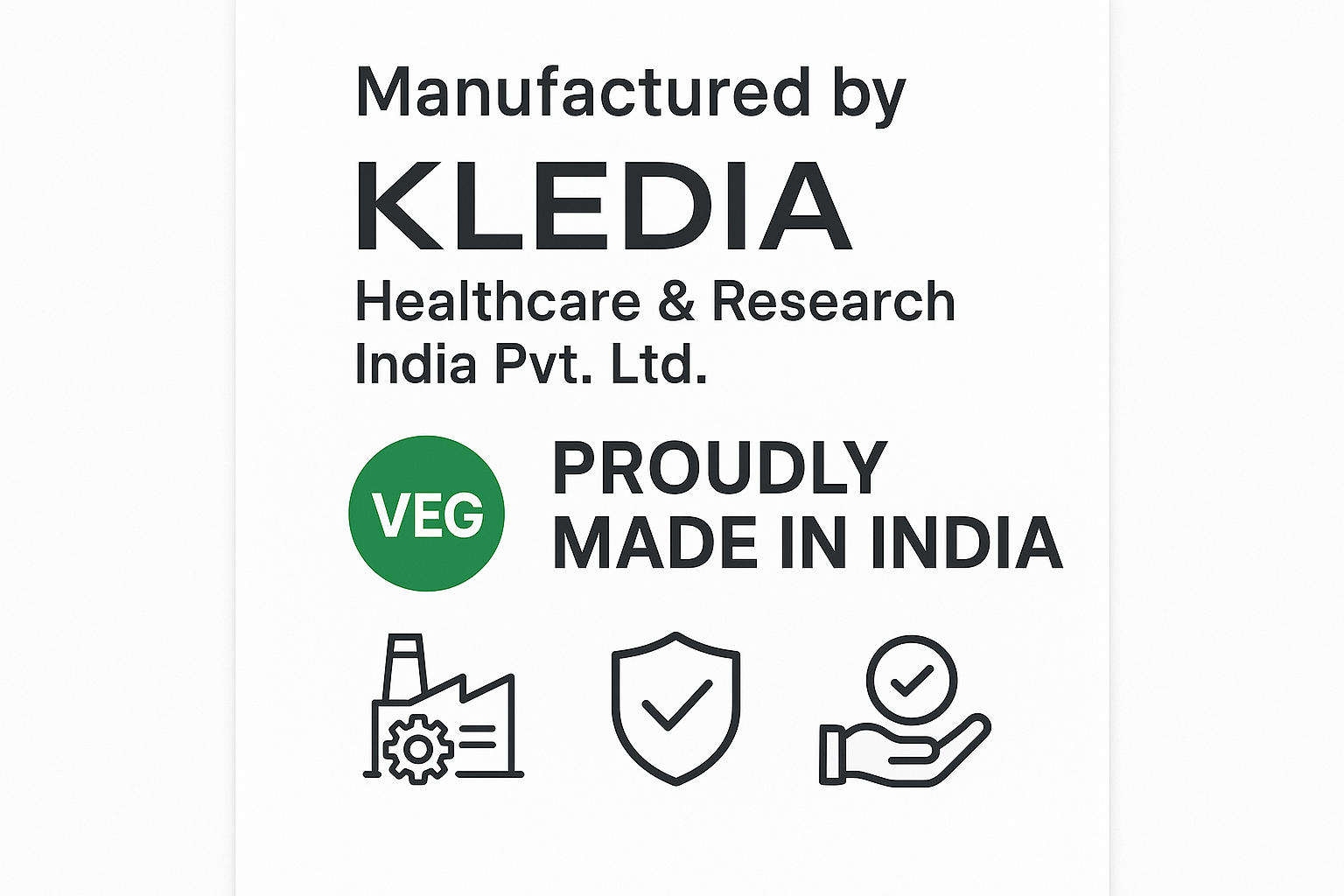 KLEDIA Healthcare Manufacturing