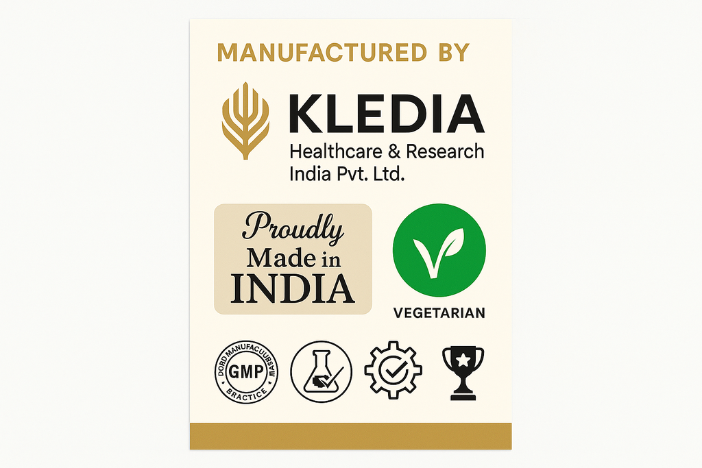 Manufactured by KLEDIA Healthcare
