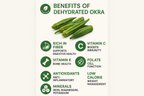 Nutritional benefits infographic showing vitamins, minerals and health advantages