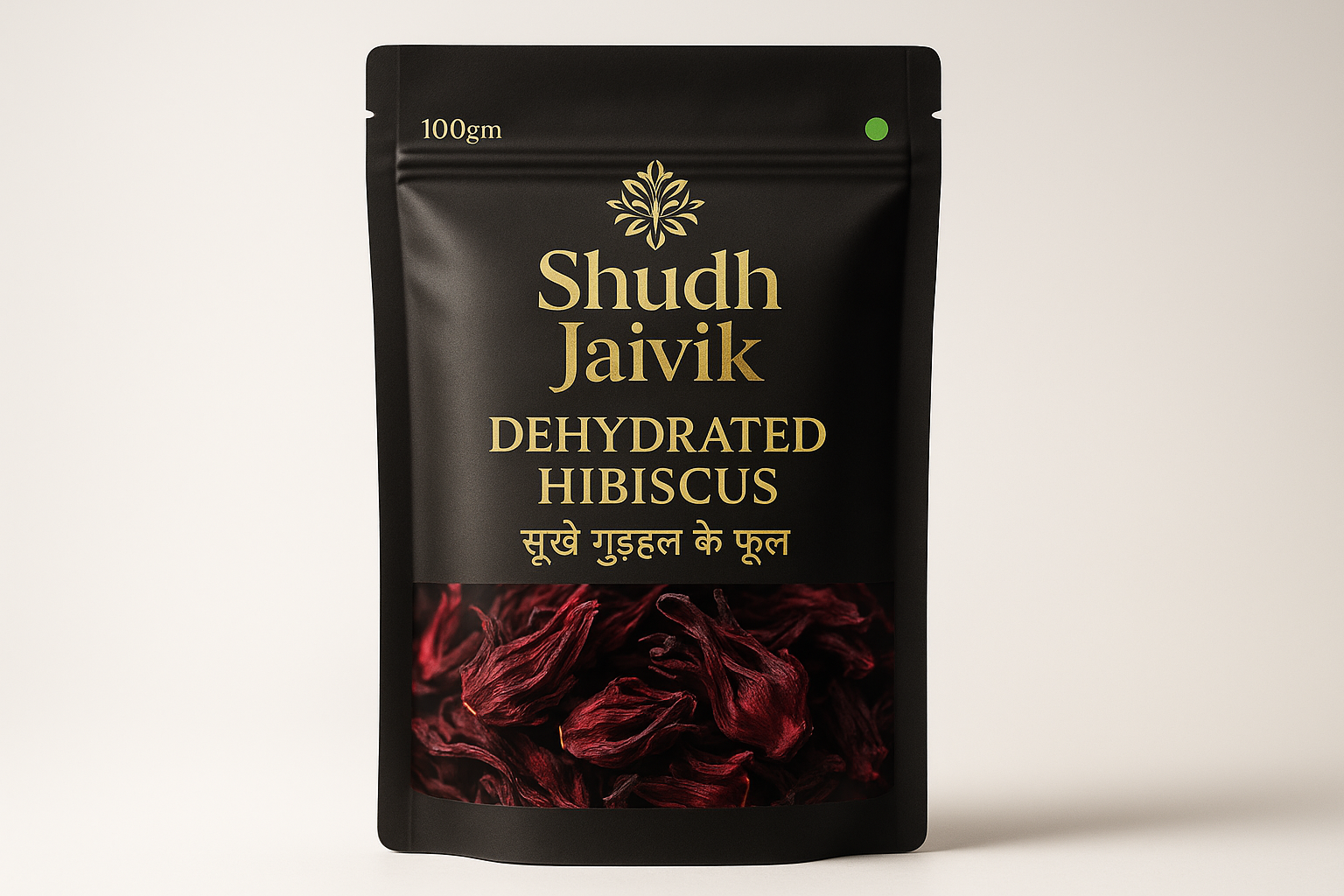 Premium Dehydrated Hibiscus Product Photo - Shudh Jaivik