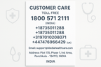Professional customer care contact information with all international numbers and address